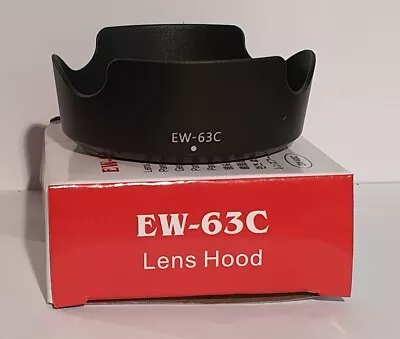 EW-63C Lens Hood For Canon EF-S 18-55mm F/3.5-5.6 IS STM 58mm Boxed • £7.65