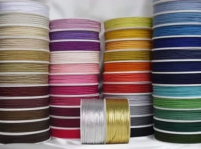 £0.99 • Buy 10 Metres - Soutache Russia Braid Cord Trim 100% Viscose 3mm - 60 COLOURS