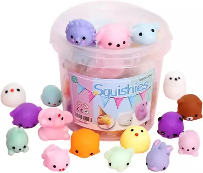 Squishies Squishy Toy 24Pcs Party Favors For Kids Mochi Squishy Toy Moji Kids Mi • $18.65