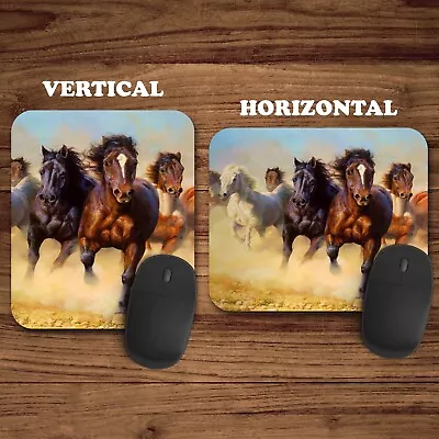 Horse Ranch Farm Rodeo Cowboy Mustang Mouse Pad Mat Mousepad Office School • $11.99