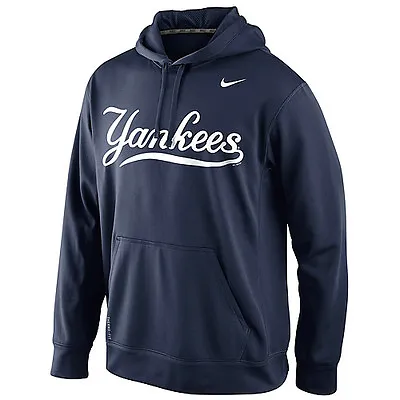 New York Yankees Nike Therma-Fit Performance Sweatshirt Navy Men's Large BNWT! • $85
