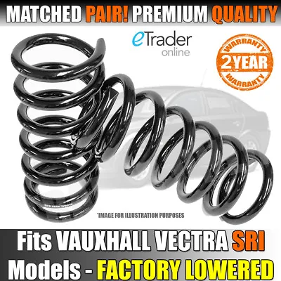 For VAUXHALL VECTRA C SRI CDTI TURBO REAR COIL SPRINGS SPRING PAIR Mk2 02-09 NEW • $64.64