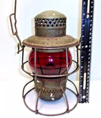 Adlake 300 Kero 4-63 Belt Railway Red Dome Lantern • $85