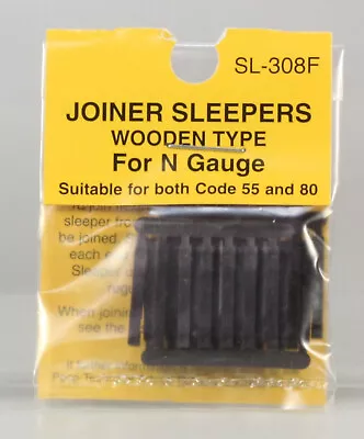 Peco N Gauge #SL-308F N Joiner Sleepers For Code 55 & 80 New Package Of 24 • $3.29