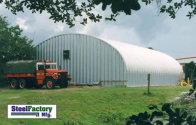 Steel Factory Mfg S40x78x16 Metal Arch Agricultural Barn Storage Building  Kit • $28150