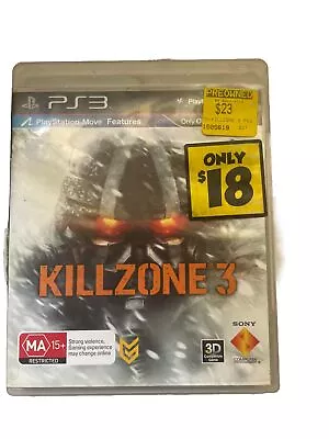 Playstation 3 PS3 Killzone 3 Game Sony VGC Fast Free Post  • $11.99