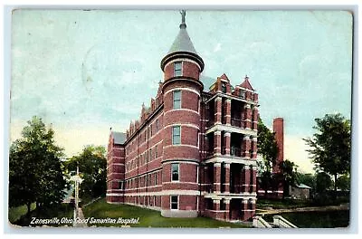 C1950 Good Samaritan Hospital Building Tower Zanesville Ohio OH Posted Postcard • $8.42