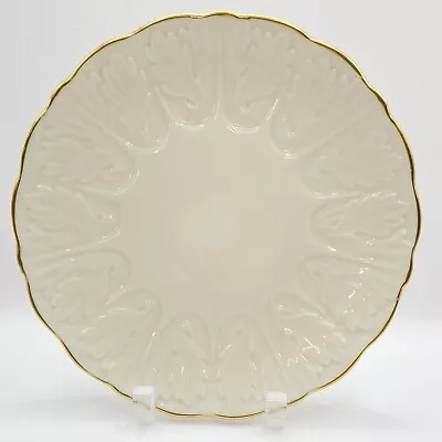 Vtg Lenox Greenfield Pattern Leaf Plate W/ Gold Trim 7 1/4” Replacement Luncheon • $11