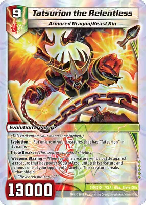 Tatsurion The Relentless Clash Of The Duel Masters Lightly Played - Kaijudo • $11.84