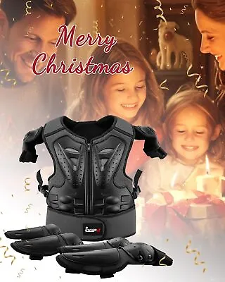 Youth Dirt Bike Gear Kids Motorcycle Armor With Knee Elbow Pads Christmas Gift • $47.86