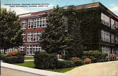 Rufus Putnam Teacher Training School Ohio University Athens OH Vtg Postcard L76 • $7.49