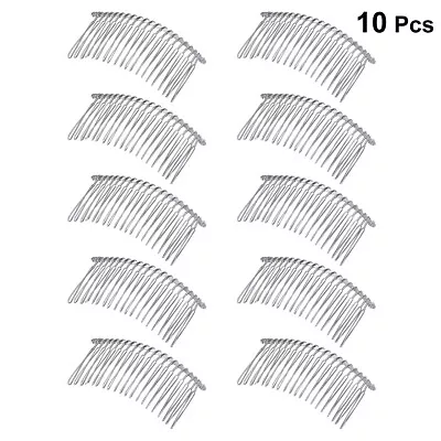 10pcs Veil Combs For Brides Metal Hair Clip Combs Iron Wire Women Veil Combs • $6.17