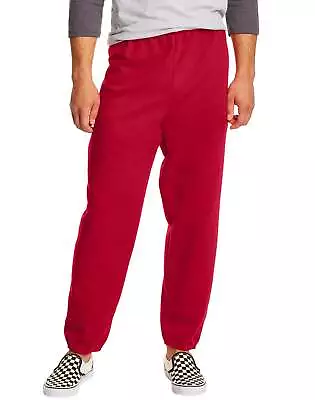 Hanes Sweatpants Fleece 2-pack Men's EcoSmart Drawcord Cotton Blend 32 Inseam • $24