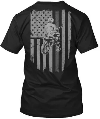 Usa Motocross T-Shirt Made In The USA Size S To 5XL • $21.79