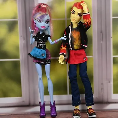 Monster High Abbey Bominable  Heath Burns Classroom Partners Home Ick Dolls • $45