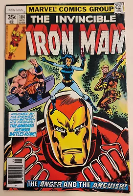 IRON MAN #104 Marvel Comics 1977 All 1-332 Issues Listed! (7.5) Very Fine • £7.12