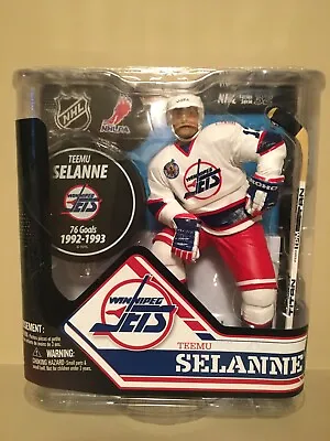 Mcfarlane NHL 32 Teemu Selanne Winnipeg Jets Rookie Figure.Mint Rare • $179.99