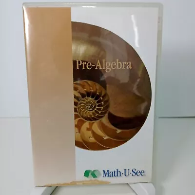 Math-U-See Pre-Algebra Homeschool Curriculum DVD 2-Disc Set Educational • $6.99