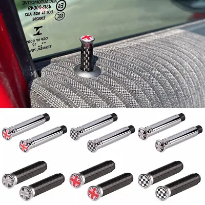 Car Interior Carbon Lock Modified Door Pin For Mini Cooper R55 R56 R60  R61 F56 • $9.59