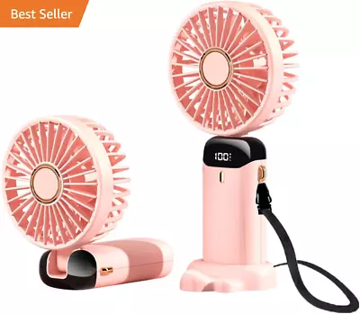 Portable Mini Handheld Fan Personal: 4000Mah Rechargeable Small Hand Held Coolin • $13.05