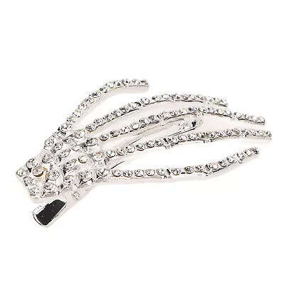 Women Girls Skull Hairpin Stylish Skeleton Hand Hair Clip 6pcs For Halloween • $15.20