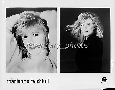 Marianne Faithfull Island Original Music Press Photo • $7.88