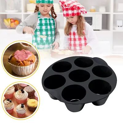 £5.78 • Buy  Black Non Stick Cup Baking Tray Deep Bun Tray Tin Cupcake Cake Muffin Pies