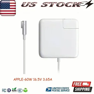 60W MagSafe 1 Power Adapter Charger For Apple MacBook Pro 11  13  A1184 L-Tip • $13.29