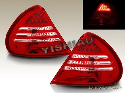 Fit For 1999-2002 Mitsubishi Mirage Tail Lights Led Red/clear Taillights • $124.97