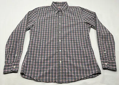 J Press 100% Cotton Multicolored Plaid Check Shirt Size L Large Trunk Club • $17.40