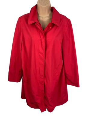 £19.99 • Buy WINDSMOOR TRENCH MAC RIDING STYLE SCARLET PROMENADE COAT VICTORIAN Small S