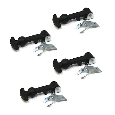 (Pack Of 4) Hood Hold Down Latch Kit With Steel Mount & Rubber Easy Grip Handle • $26.99