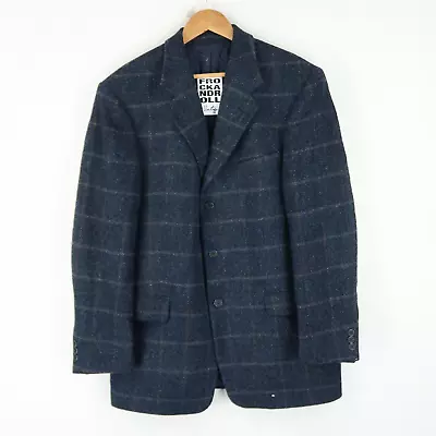 Harris Tweed Sport Jacket Checked MARIO BARUTTI SZ 42/44  (T1016) • $55.97