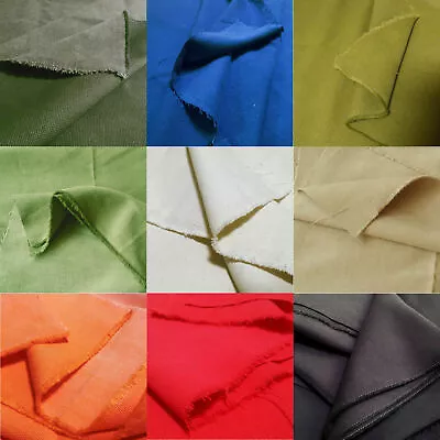 $17.47 • Buy Soft Peach Skin Heavy Cotton Canvas Fabric For Upholstery Crafts  78 Colors  60 