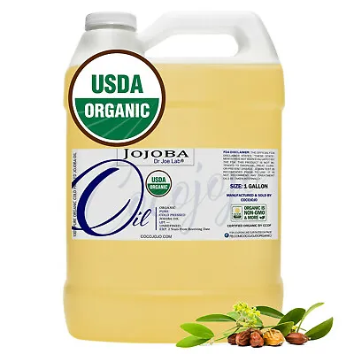 Jojoba Oil Organic Usda 100% Pure Raw Uncut Virgin Golden Hohoba Carrier Bulk • $129.99