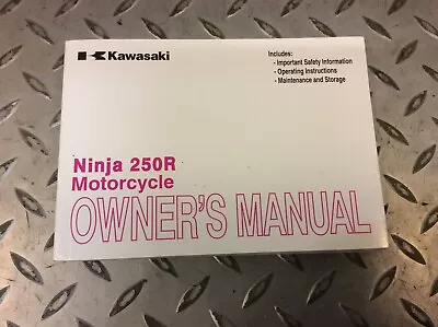 2012 12 Kawasaki Ninja EX250J EX250 EX 250 Owner's Manual Book 99987-1691 • $12.50