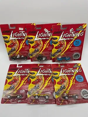 Johnny Lightning Lot Of 6 The Challengers Die Cast Car Vehicles 1994 Vintage • $29.99