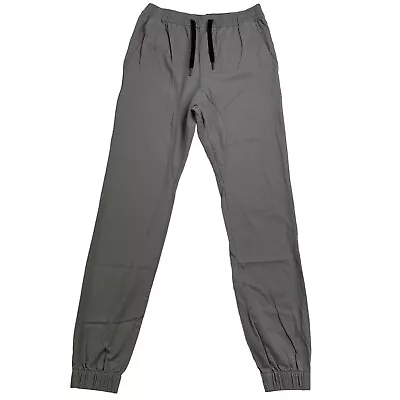 Zanerobe Jogger Pants Mens 32 Gray Drawstring Elastic Waist Flat Front • $24
