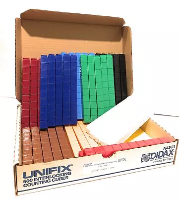 Unifix Cubes Ten Assorted Colors Set Of 500 • £136.68