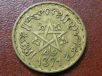 1952 (1371) Morocco Ten (10) Francs  Pentagram  Coin • $4.99