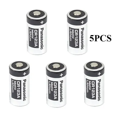 5PCS CR123A 3V 1400mAh Camera Industrial Battery CR17345 DL123A For Panasonic • $43.99