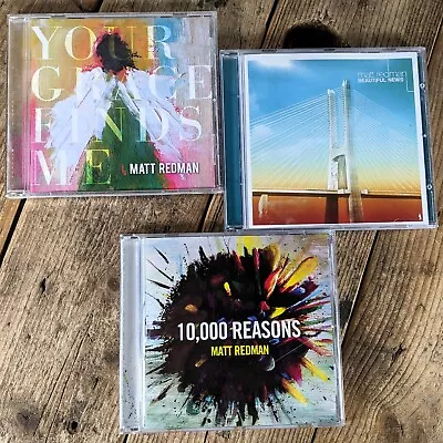 Matt Redman CD Album Bundle X3: 10000 Reasons / Beautiful News ~ Gospel • £9.95