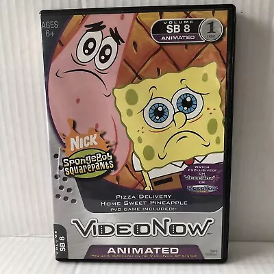 Video Now SB 8 SpongeBob SquarePants Pizza Delivery/Home Sweet Pineapple PVD • $16.95