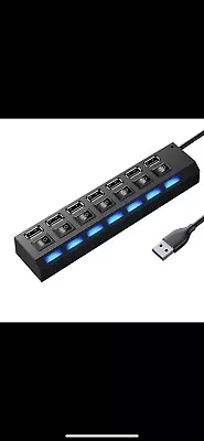 Ombar 7 Port USB 2.0 Hub Splitter Multi Adapter (CMYT1012049) • $6.99