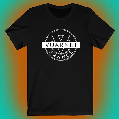 VUARNET France Symbol Logo Men's Black T-shirt Size S To 5XL • $20.99