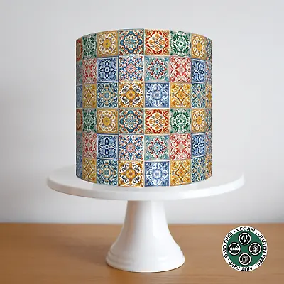 Spanish Mediterranean Tile Cake Topper Border Pattern Wrap Party Deco Birthday • £6.49