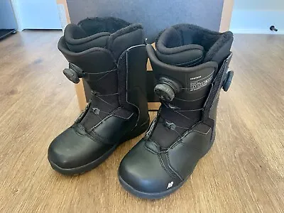 Women's K2 Contour Snowboard Boots Black Double BOA Size 8 • $149.99