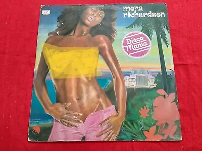 MONA RICHARDSON DISCO MANIA RARE LP RECORD Vinyl 1978 INDIA INDIAN EX • $199