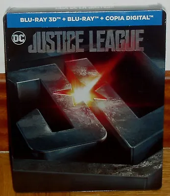 League Of Justice Steelbook Blu-Ray 3D + Blu-Ray New Sealed (Sleeveless Open) R2 • $136.93