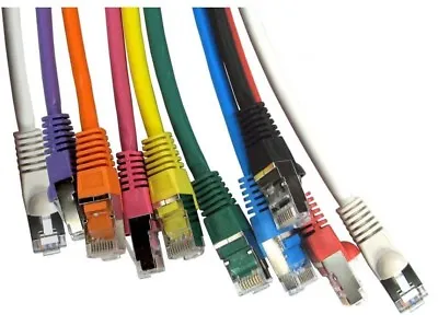 £4.79 • Buy Cat6A Ethernet Network Fast Lan Lead Cable LOT